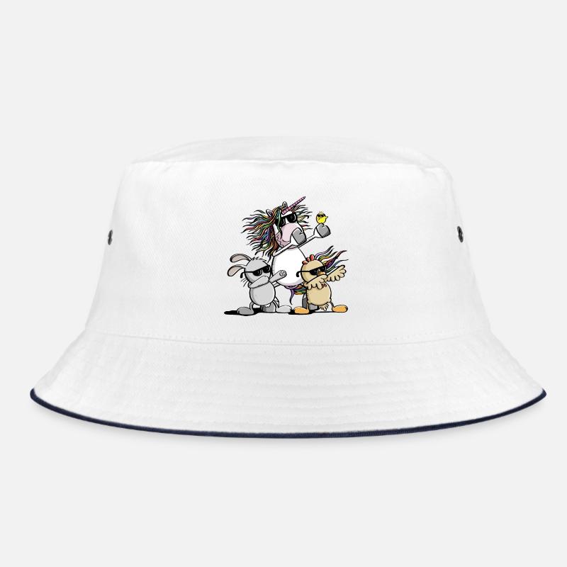 Dab Dance Easter Team - Unicorn - Chicken - Easter Bunny Bucket Hat