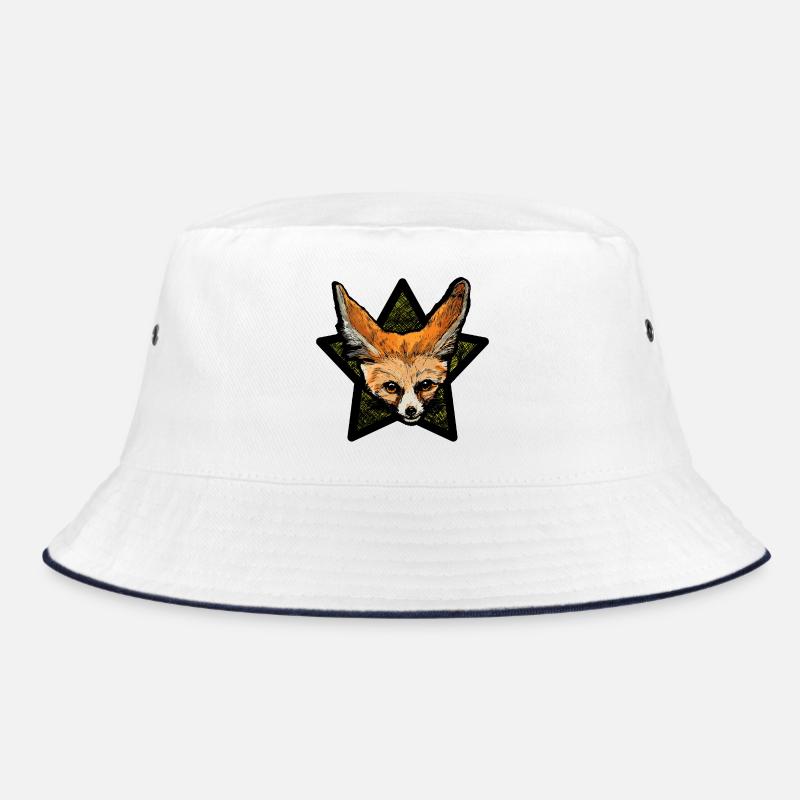 Fennek (Bunter Stern) Bucket Hat