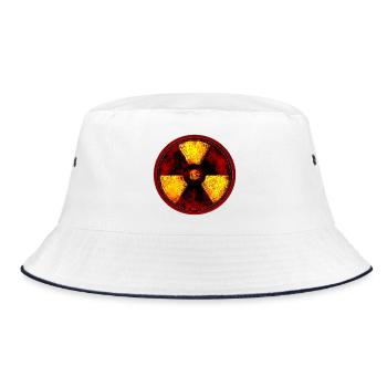 Radioactive - Bucket Hat - white/navy - Front