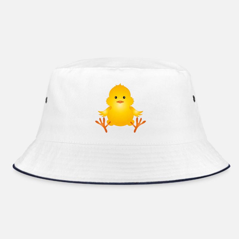 freshly hatched cute fluffy chick Bucket Hat