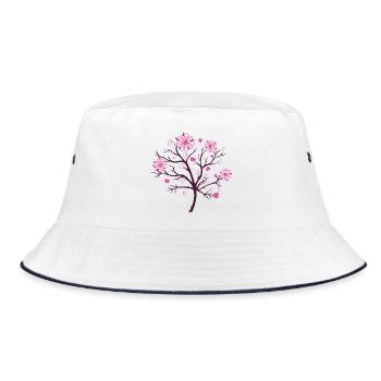 Fleurs de cerisier Sakura Spring - Bob - blanc/marine - Devant