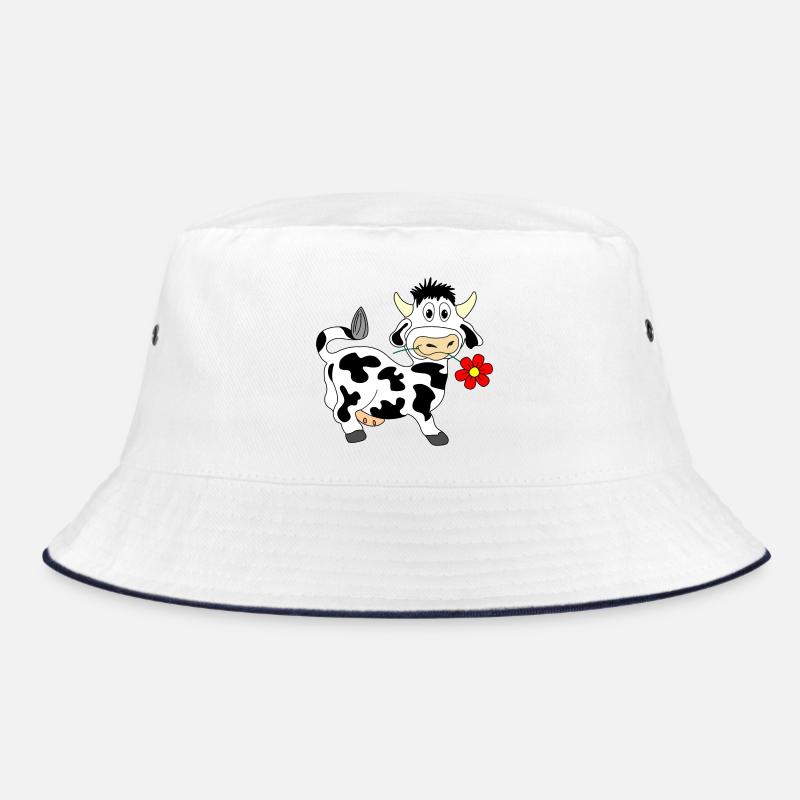 Vache avec une fleur dans la bouche Bob