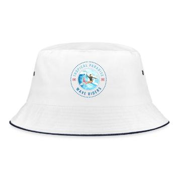 Tropical Paradise Wave Riders - Bob - blanc/marine - Devant