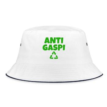anti-gaspi, anti gaspillage, recyclage - Bob - blanc/marine - Devant