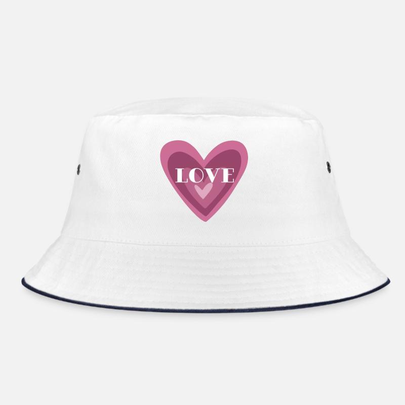 Pinkes Herz Love Bucket Hat