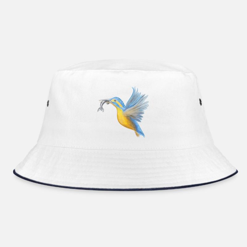 Kingfisher Catch Art Bucket Hat
