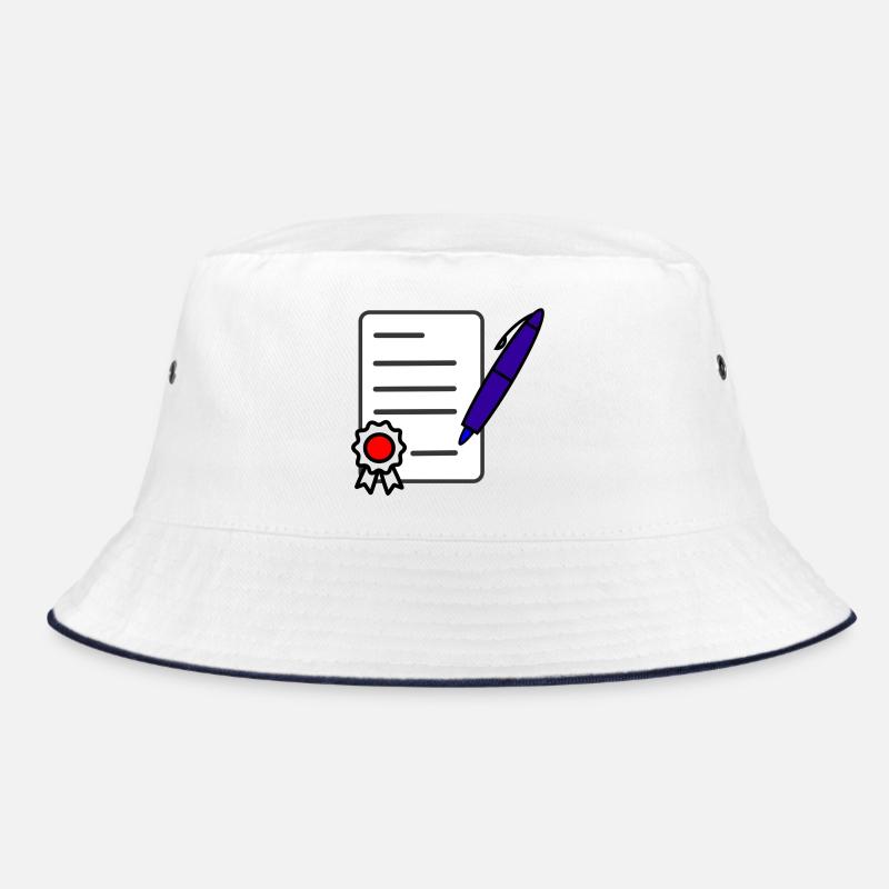 Unterzeichnen Sie einen Vertrag Bucket Hat