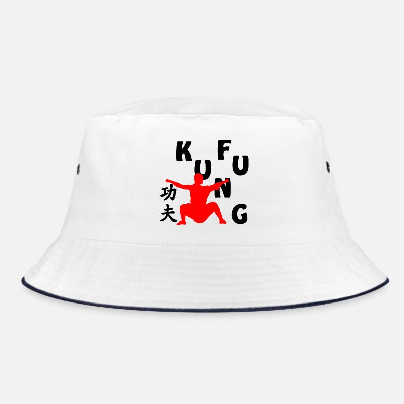 Shaolin monk shadow figure Bucket Hat
