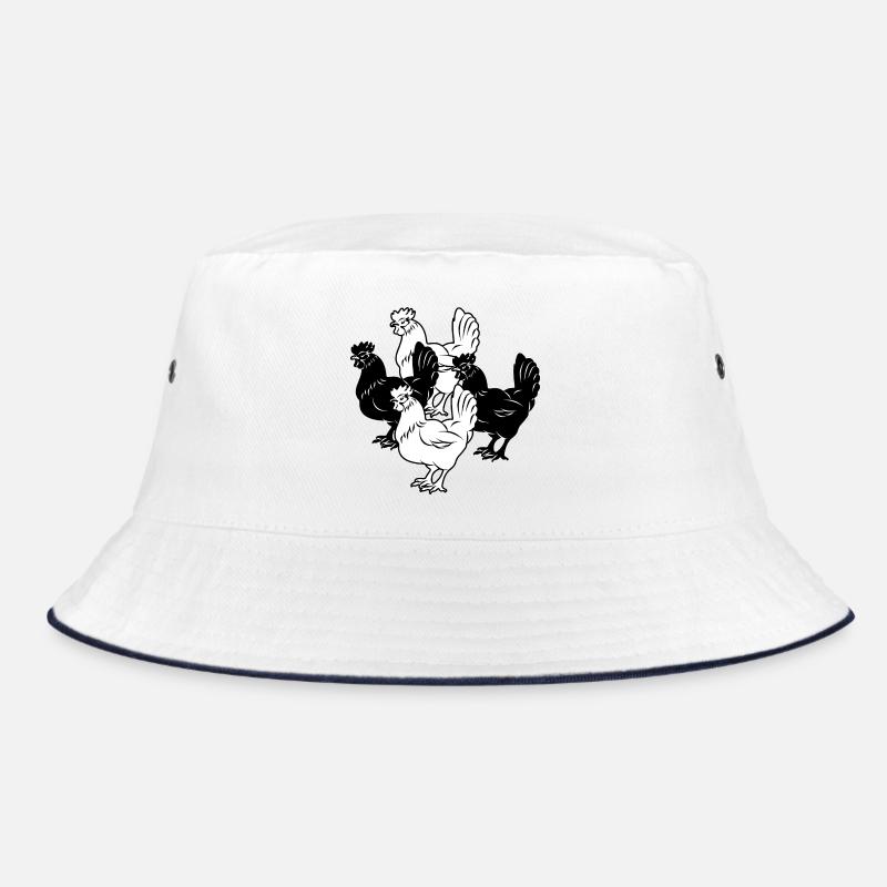 four chickens Bucket Hat