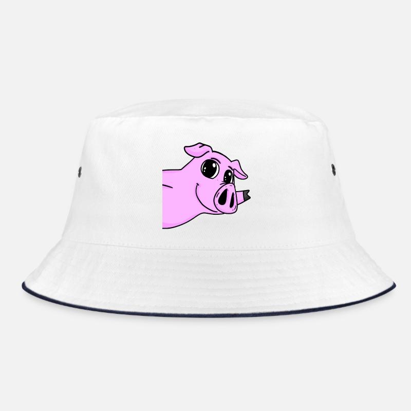 Pig Greeting Greeting Bucket Hat