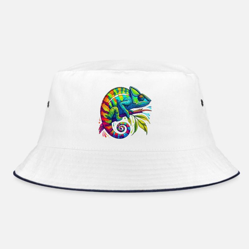 Caméléon - Bob - blanc/marine