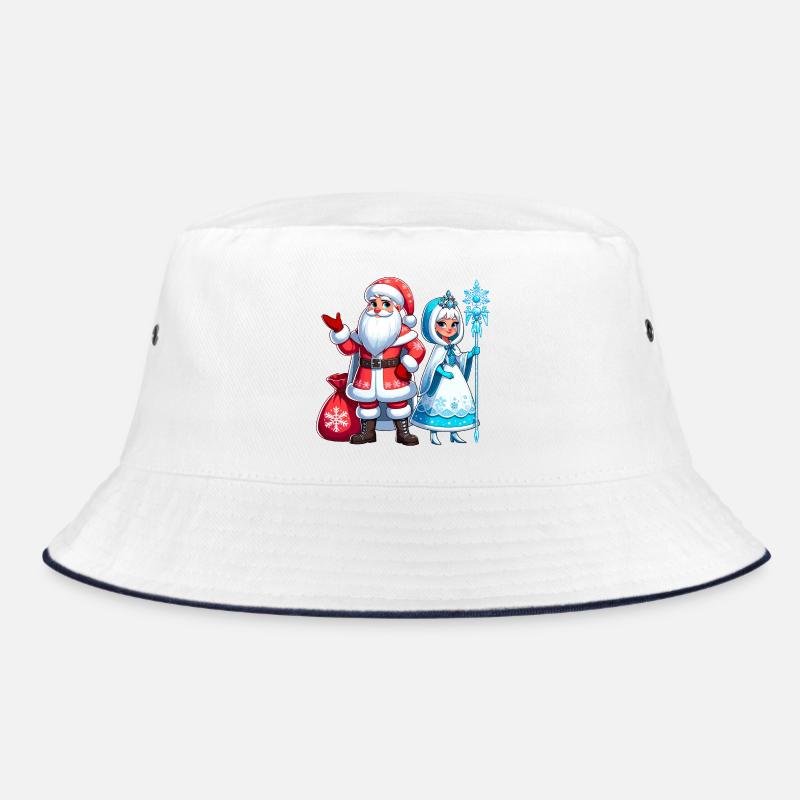 Ded Moroz Snegurotschka russischer Weihnachtsmann Bucket Hat