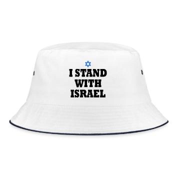 I stand with israel - Bob - blanc/marine - Devant