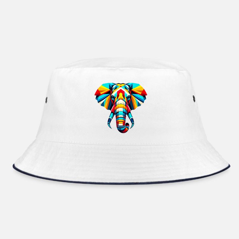 Elephant Pop Art Bucket Hat