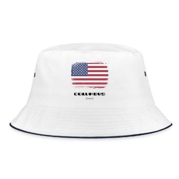 Columbus, Ohio, États-Unis - Bob - blanc/marine - Devant