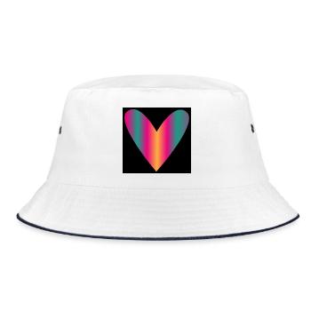 MUTTERTAG. SCHÖNEN MUTTERTAG. MAMA - Bucket Hat - Weiß/Navy - Vorne