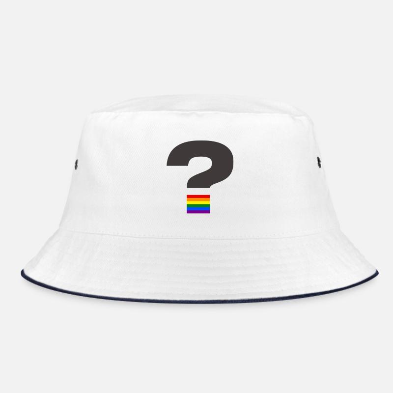 Pride Question Mark Graphic Bucket Hat