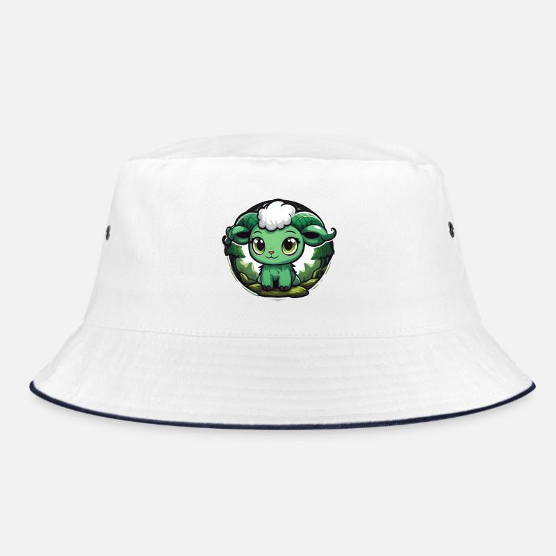 Ram Lamb Goat Goat in the Forest Bucket Hat