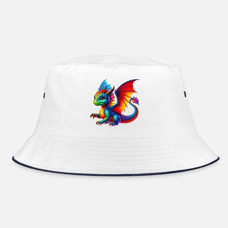 Dragon - Bob - blanc/marine