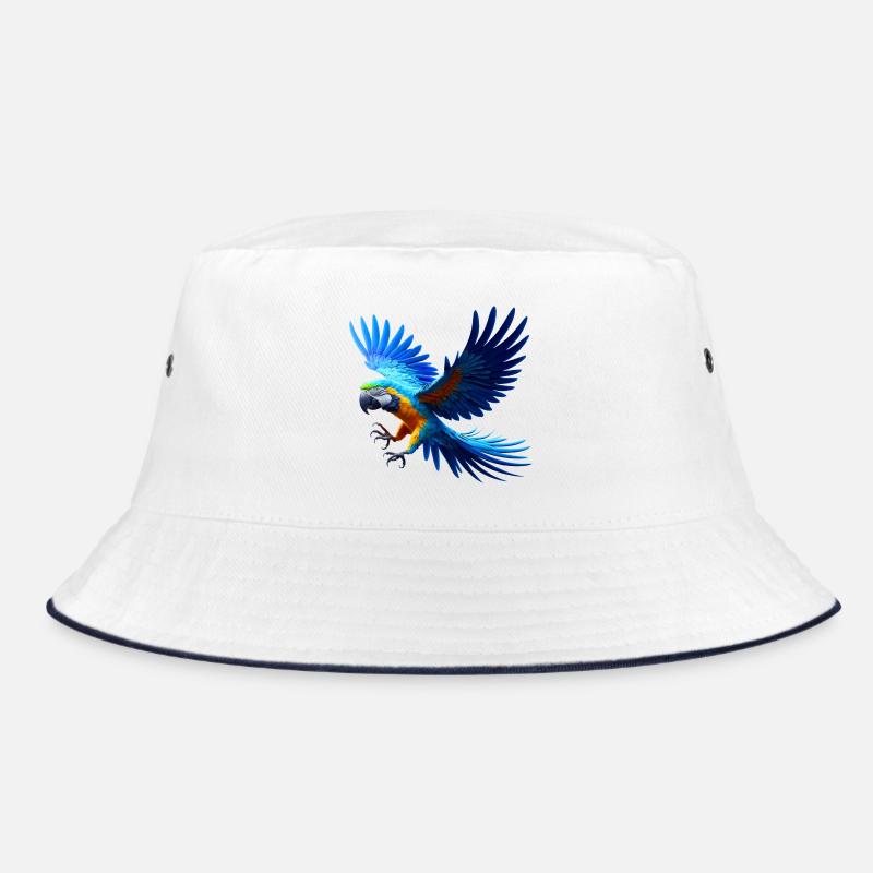 Ara (02) - Bucket Hat - Weiß/Navy