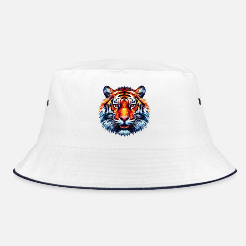 Polygonal Tiger Bucket Hat
