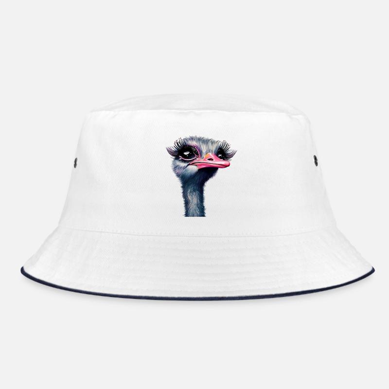 Straußen-Make-up Bucket Hat