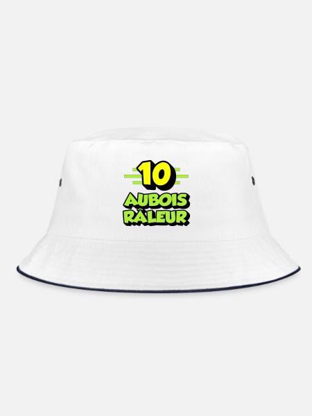 Beschwerden: Aube - Bucket Hat - Weiß/Navy - Vorne