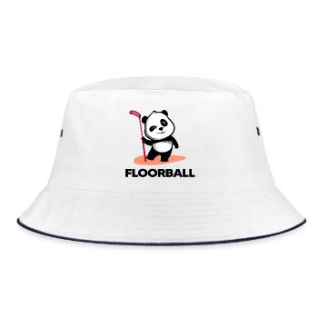 Floorball « Floorballtime » Joueur de floorball Bandy - Bob - blanc/marine - Devant