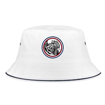 FREEBEAST COQ Bleu Blanc & Rouge - Bob - blanc/marine - Devant