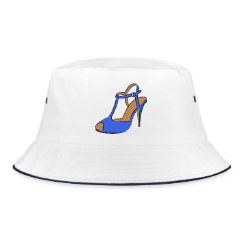 Mode de chaussures - Bob - blanc/marine - Devant
