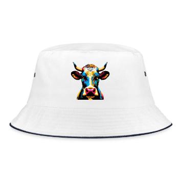 Vache - Bob - blanc/marine - Devant