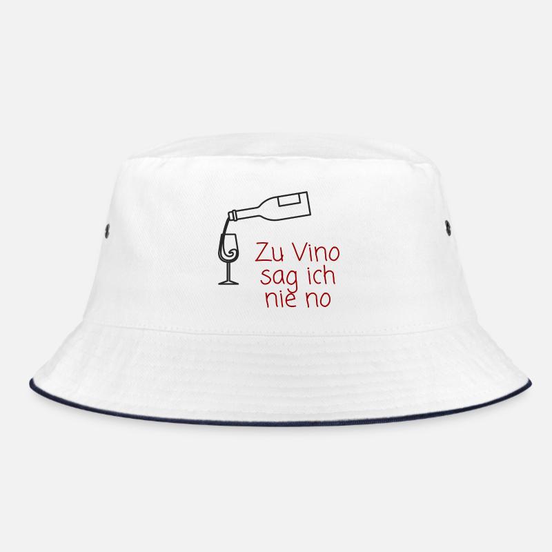 Wine and Wine Enjoyment Humor Design Bucket Hat