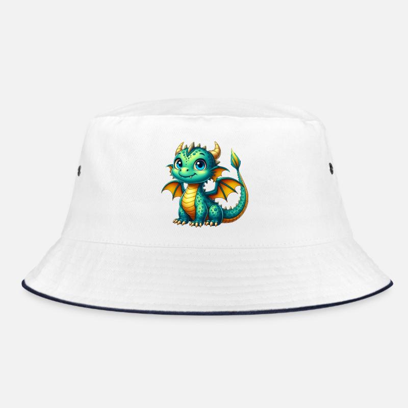 Dragon - Bob - blanc/marine