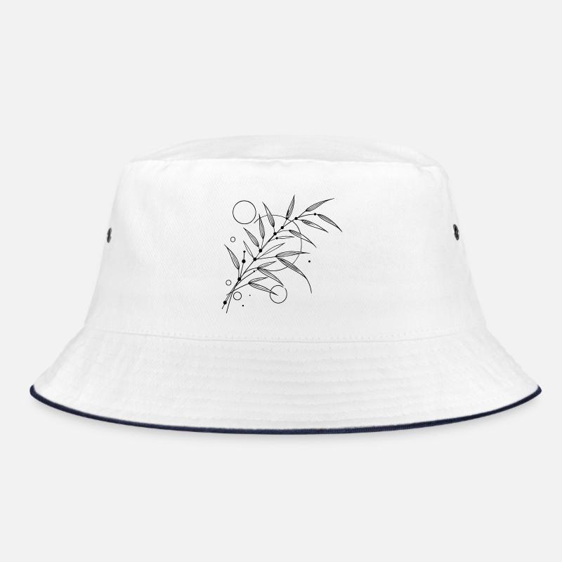 Bamboo Elegance – Minimalist Nature Design Bucket Hat