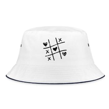 Valentine's Day Valentine's Day Valentine's Day - Bucket Hat - white/navy - Front