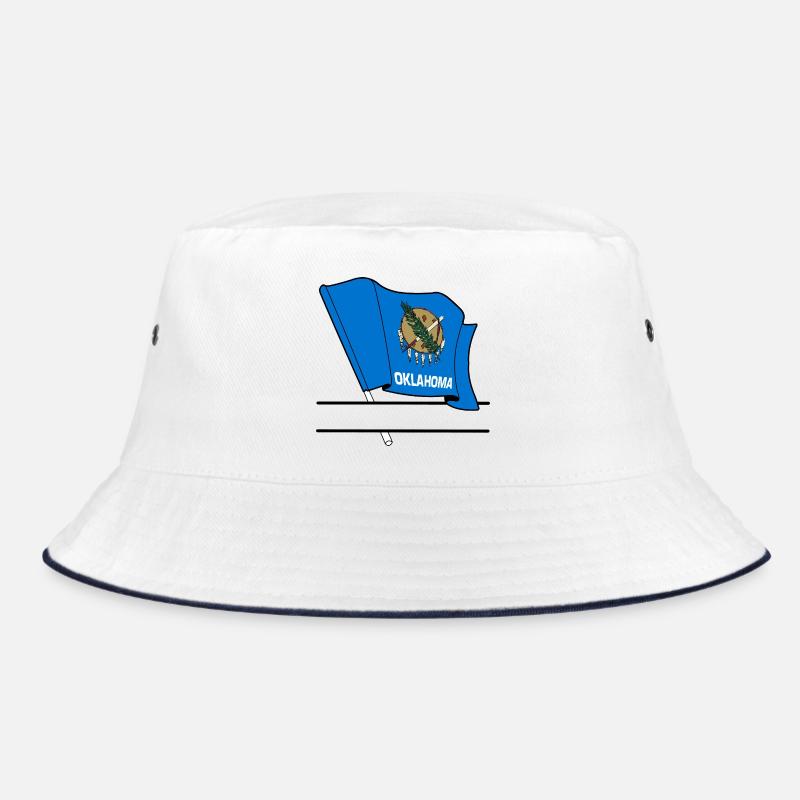 Flagge Oklahoma Textbanner Bucket Hat