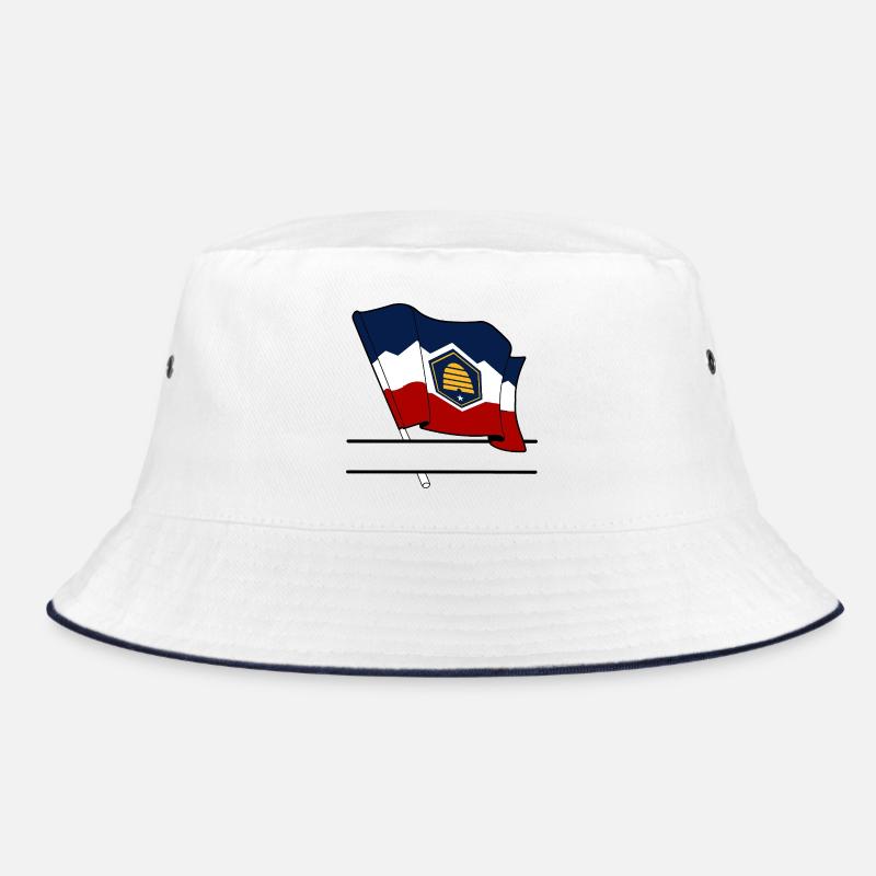 Drapeau Utah bandeau de texte Bob