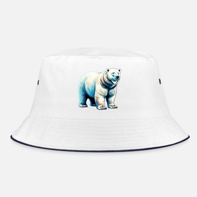 White polar bear Bucket Hat