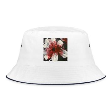 La fleur rouge et blanche donne à votre maison quelque chose d’unique - Bob - blanc/marine - Devant
