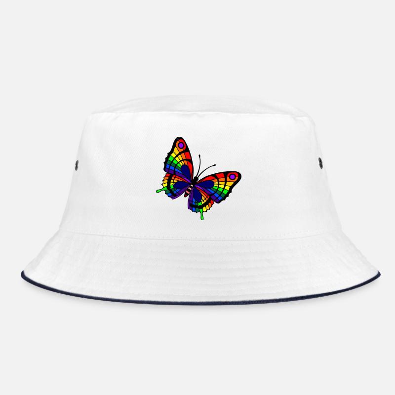 Rainbow Butterfly LGBTQ+ Bucket Hat