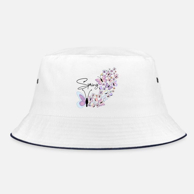 Colorful Butterfly Butterflies Spring Bucket Hat