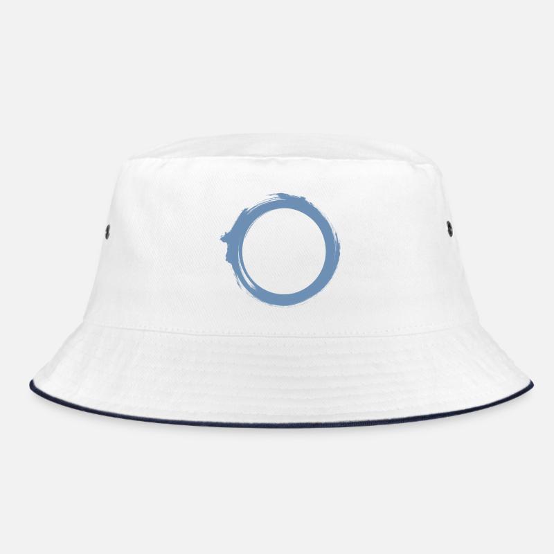 Schwarzes Loch Universum Silhouette Minimal Physik Bucket Hat