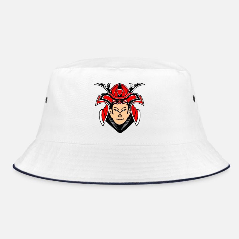 Samurai mit Helmdesign Bucket Hat