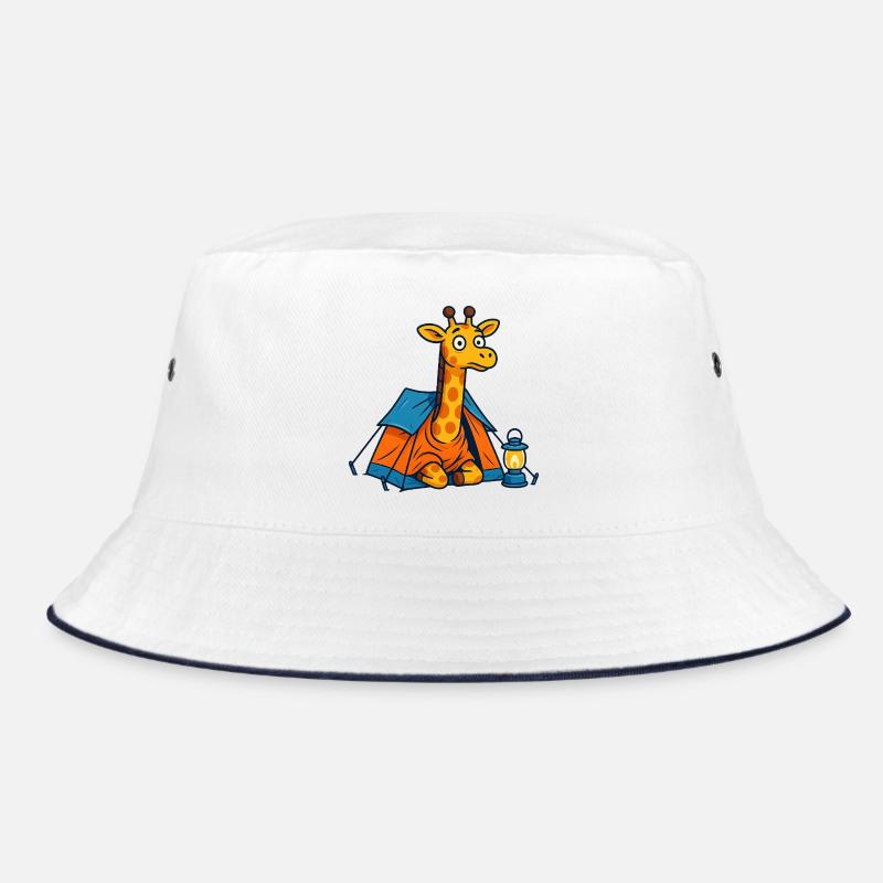 dessin animé girafe camping design Bob