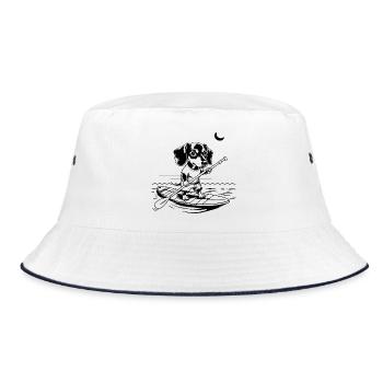 SUP SURFING - Bucket Hat - white/navy - Front
