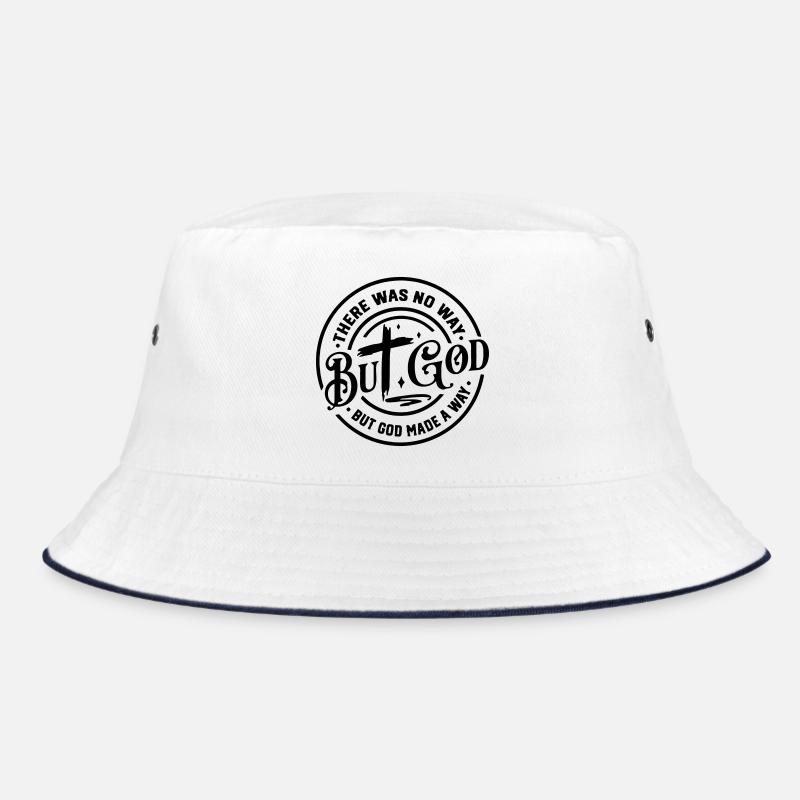 Geometric Abstract Line Art Design Bucket Hat