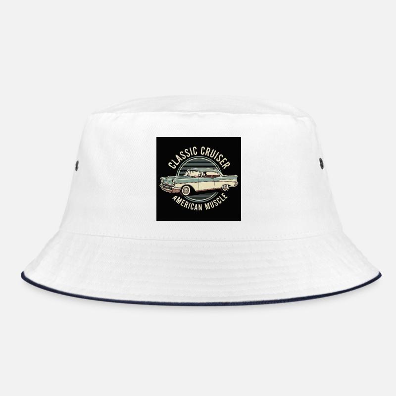 Classic American Muscle Cruiser Bucket Hat