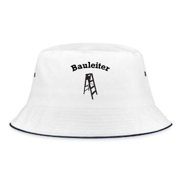 Chef de chantier : Chef de chantier, construction de maison, de construction - Bob - blanc/marine - Devant