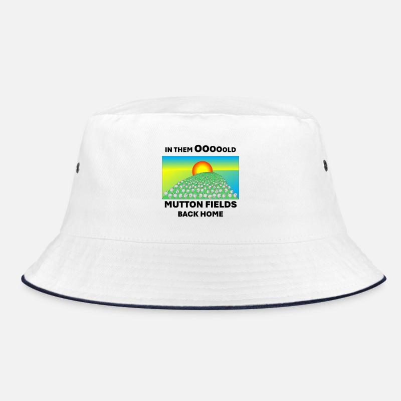 Hammelfelder in der Heimat - Bucket Hat - Weiß/Navy