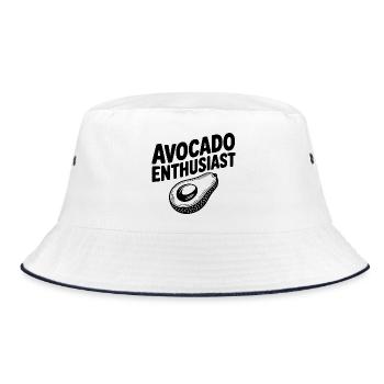 Passionné d’avocat - Bob - blanc/marine - Devant